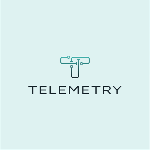 Pencil brand with the title 'Logo Concept for Telemetry'