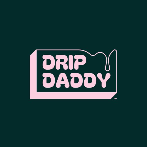 Daddy logo with the title 'Drip Daddy Logo Design'