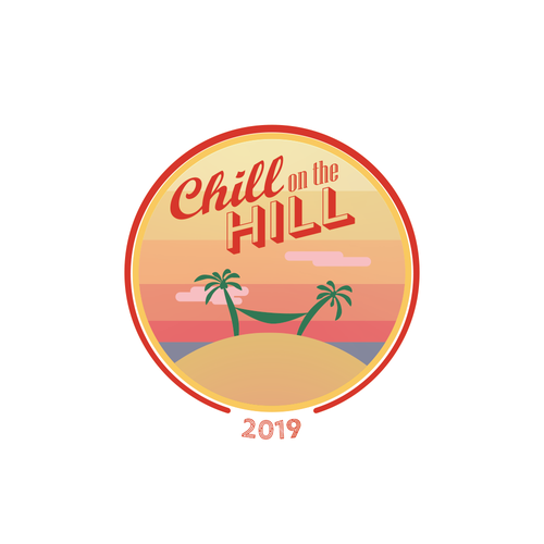 Chill logo with the title 'logo mini festival'