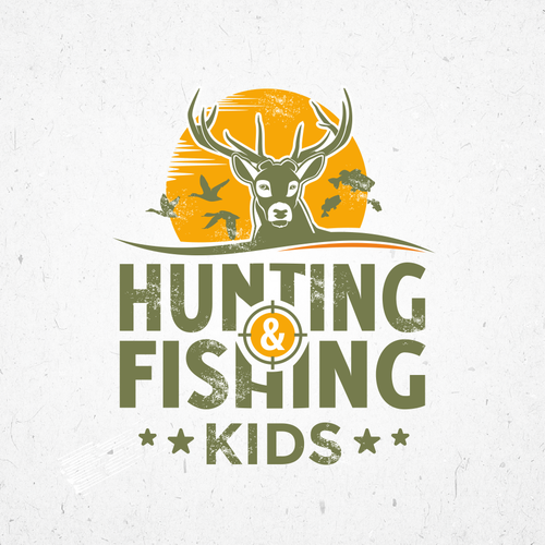 4 New Cool Hunting and Fishing Logos