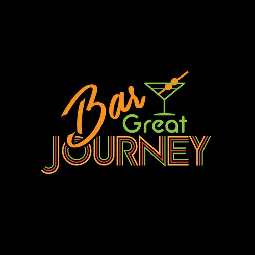 70s logo with the title 'VINTAGE BAR LOGO'