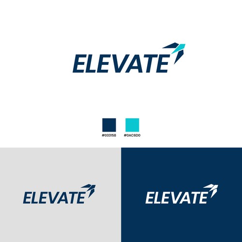 Elevate design with the title 'Logo Design For Elevate'