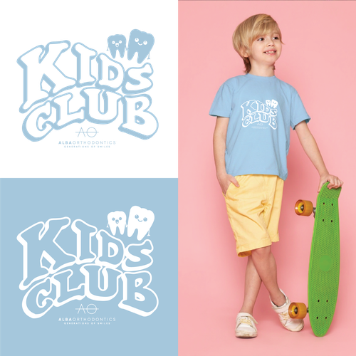 Medical t-shirt with the title 'Kids Club - Orthodontics T-shirts'