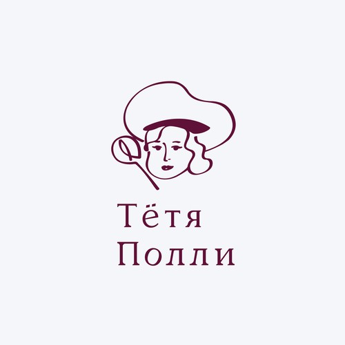 Confectionery logo with the title ' ‍Logo concept for a confectionery brand'