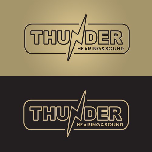 Thunder design with the title 'THUNDER Hearing & Sound'