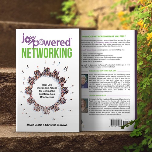 Networking design with the title 'JOYPOWERED NETWORKING'