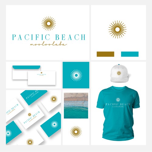 Pacific design with the title 'PACIFIC BEACH'
