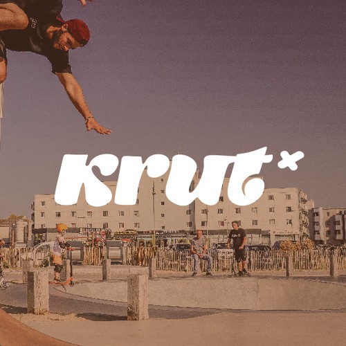 Wheel logo with the title 'wordmark for bmx brand'