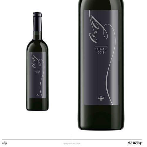 Wine label with the title 'Wine label'