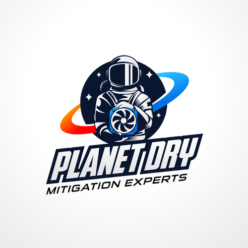 Cleaning company logo with the title 'PLANET DRY'