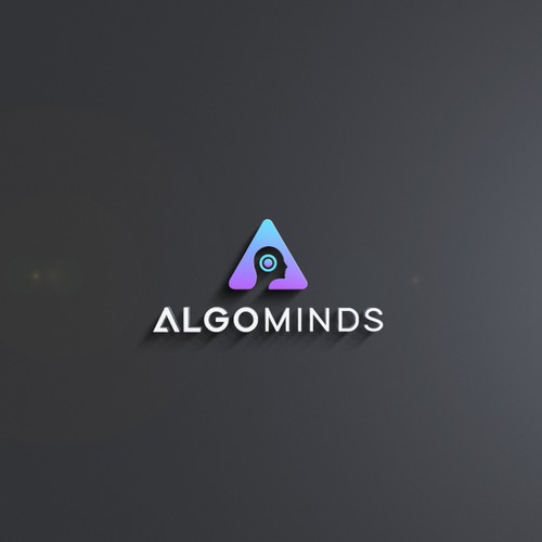 Head design with the title 'ALGOMinds'