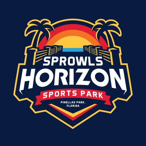 Bridge logo with the title 'Logo design for Sports Park'
