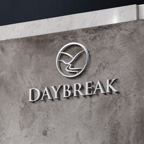 Sunset logo with the title 'Logo for new residential master-planned community'