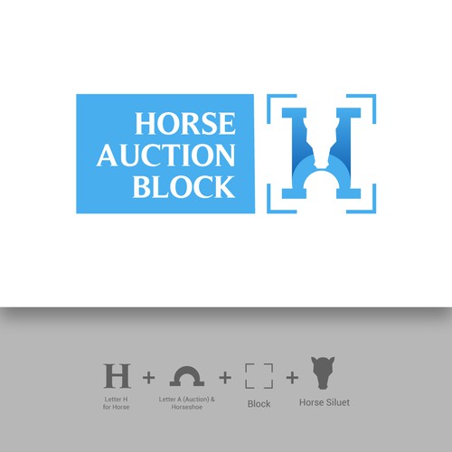 Imagine logo with the title 'Horse Auction Block'