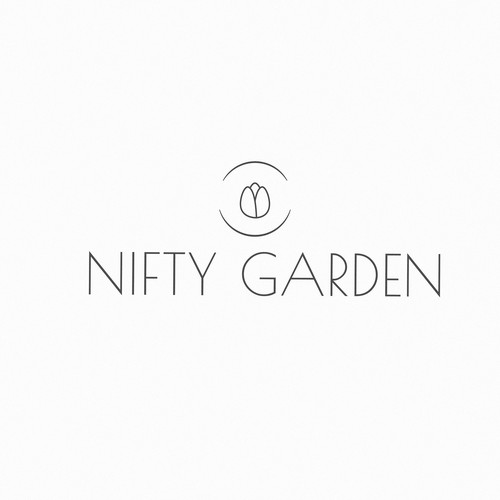 Digital art logo with the title 'logo concept'