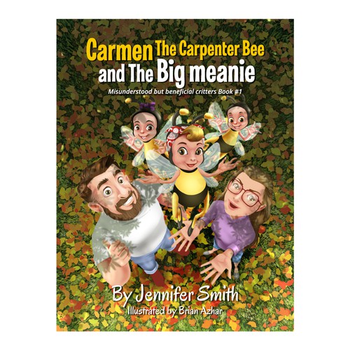 Animal character artwork with the title 'Children Book Illustration'