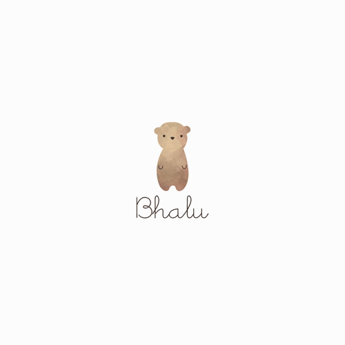 Cub logo with the title 'Bhalu | logo concept'