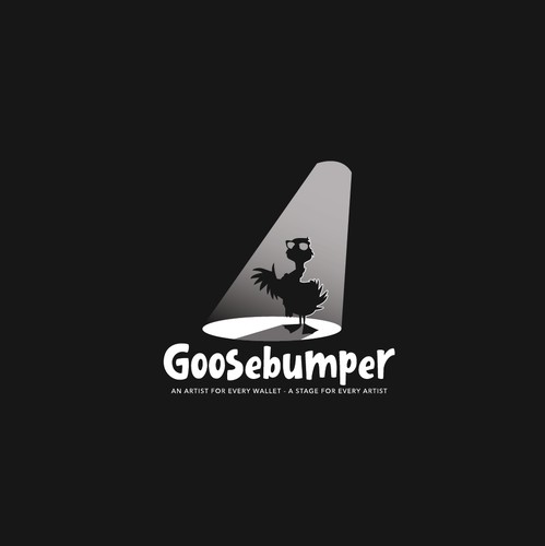 Stage design with the title 'Goosebumper'