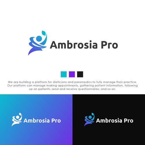 Diet logo with the title 'Diet Fitness Technology app Logo'