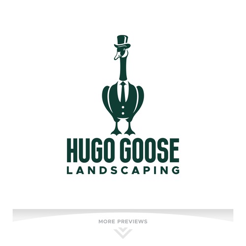 Goose logo with the title 'Hugo Goose'