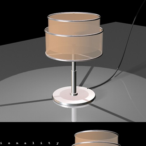 Lamp design with the title 'Leading designer and manufacturer of lighting'