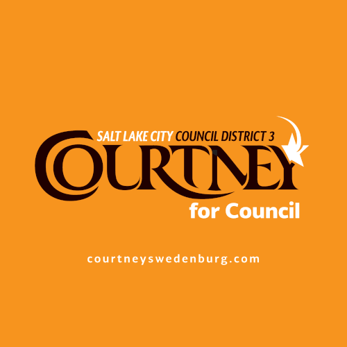 Politics logo with the title 'Courtney For Council'