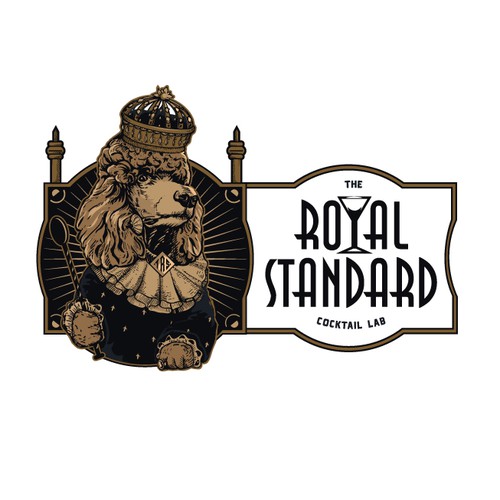 Black crown logo with the title 'The Royal Standard'