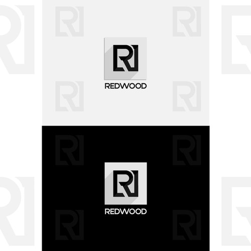 Alphabet design with the title 'REDWOOD'