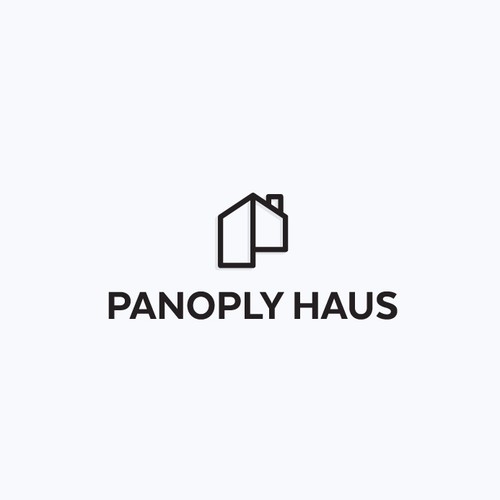 Real estate logo with the title 'House P'