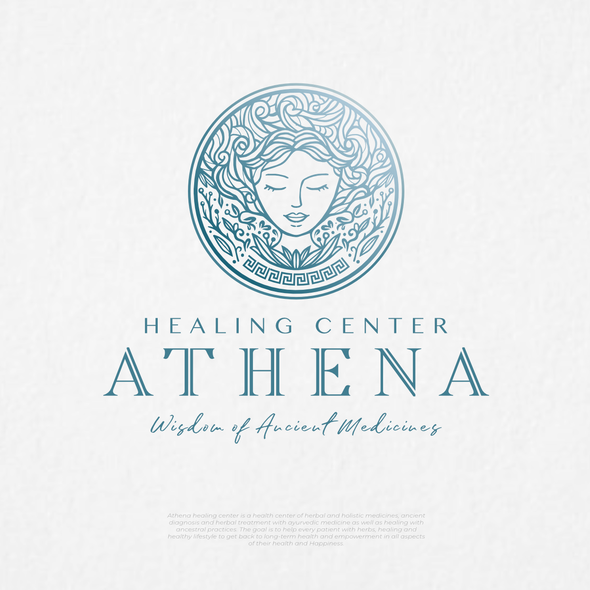 Athena design with the title 'Athena logo'