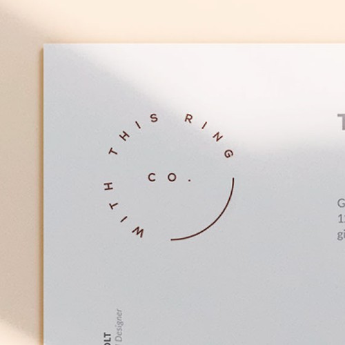 Boutique brand with the title 'Minimalistic & elegant visual identity for jewelry'