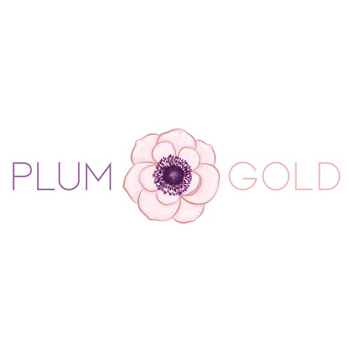 Nail logo with the title 'PLUM GOLD project'