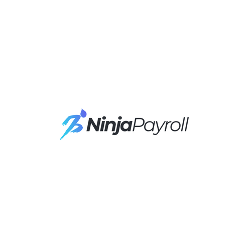 Payments logo with the title 'simple and playful ninja logo'