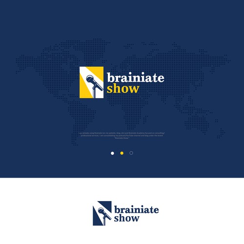 Singer logo with the title 'brainiate show'