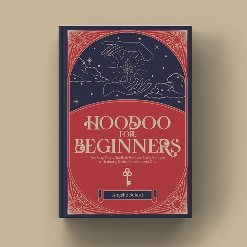 Hand book cover with the title 'Magic book'