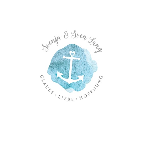Maritime logo with the title 'Wedding Logo'