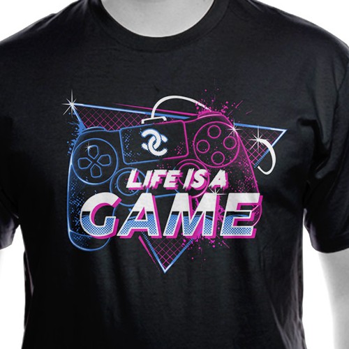 Games Graphic Design Printed Tee Wellcoda Gamer Society Mens T-shirt