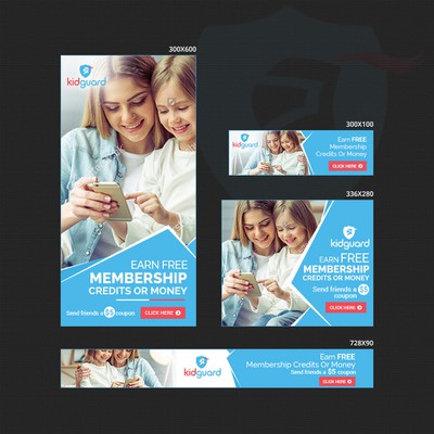 Refer A Friend Banner Ads Design