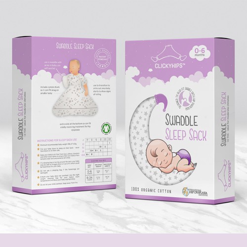 Bag packaging with the title 'package and Logo design'