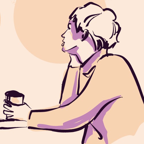 Paint illustration with the title 'Illustrations for a blog post'