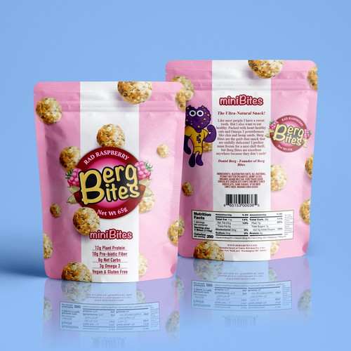 Creative packaging with the title 'Fun energetic packagin design'