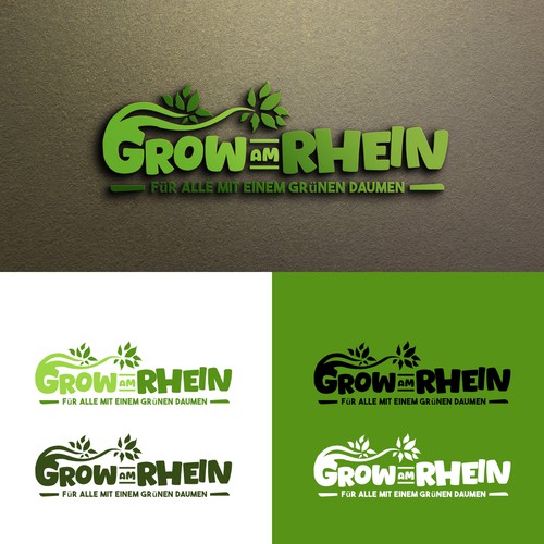 Garden brand with the title 'Logo for retail store for indoor and outdoor cultivation of plants'