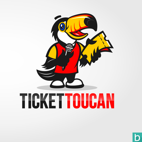 Toucan design with the title 'Ticket Toucan'