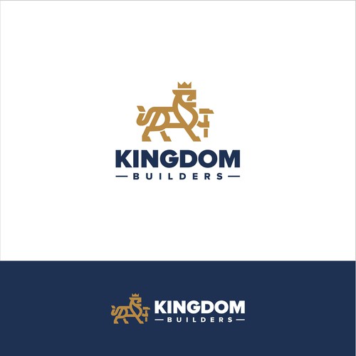 Crown design with the title 'Kingdom Builders Logo design'