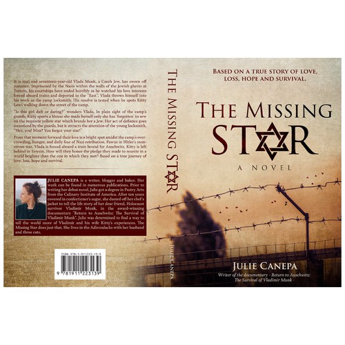 Creative book cover with the title 'The Missing Star'