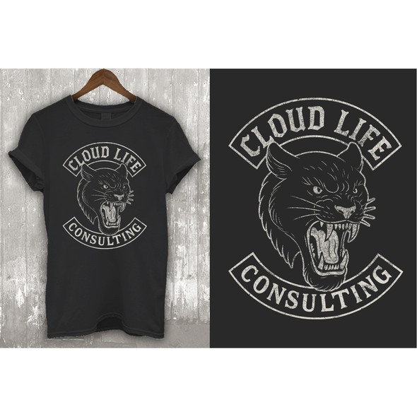 Vintage t-shirt with the title 'CLOUD LIFE CONSULTING'