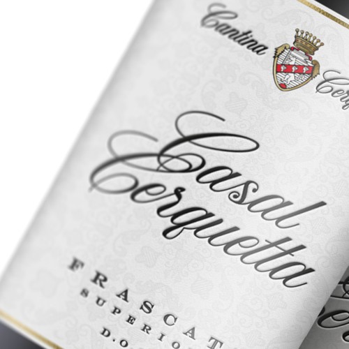 Classic label with the title 'Classic Italian wine label '