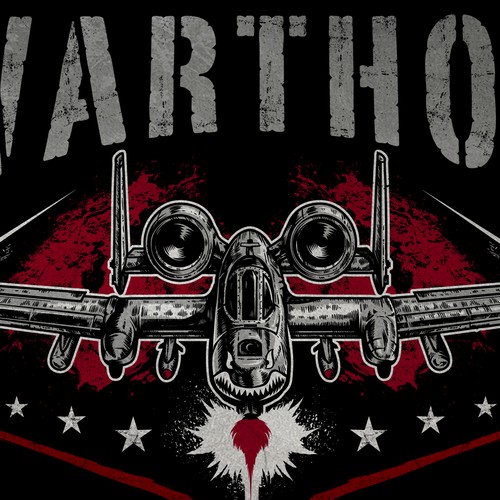 Star t-shirt with the title 'Warthog A-10  T-shirt'