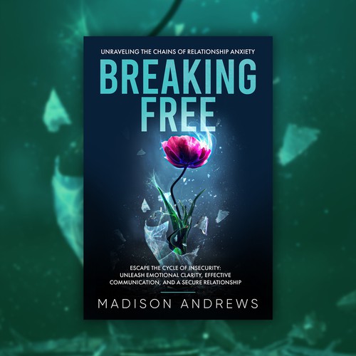 Relationship book cover with the title 'Book Cover on Relationship Anxiety'