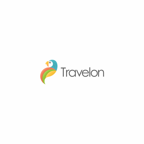 Parrot design with the title 'parrot logo for travel business'